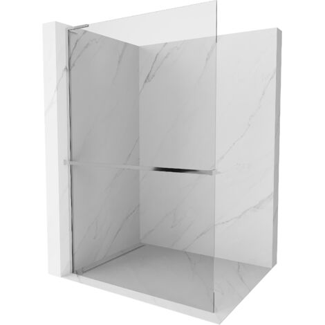 Mexen Kioto+ L paroi de douche Walk-in 65 x 200 cm, transparent, chrom - 800-065-123-01-00 (1/5)