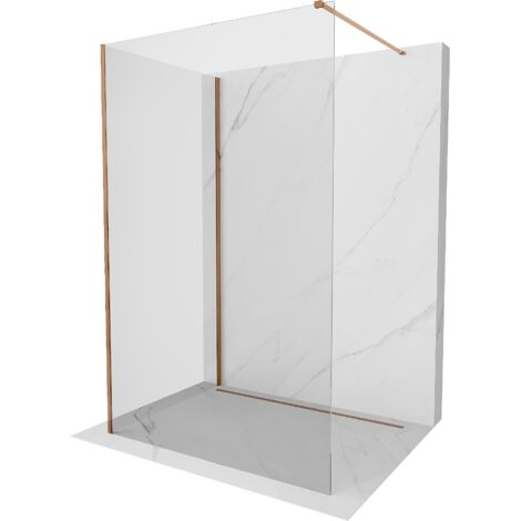 Mexen Kioto panneau de douche Walk-in 105 x 90 cm, transparent, or rose - 800-105-212-60-00-090 (1/5)