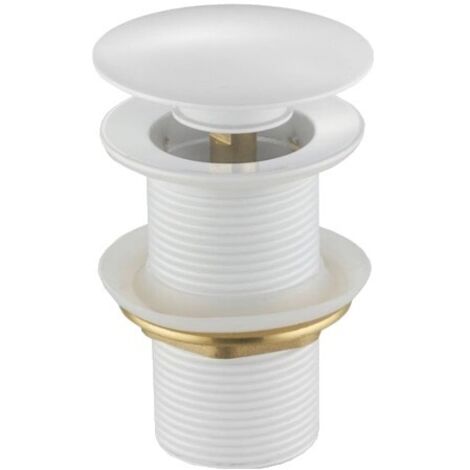 Mexen bouchon rond click-clack, Blanc - 79910-20