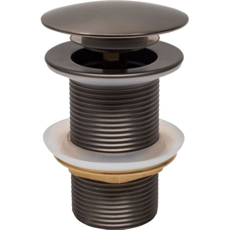 Mexen bouchon rond click-clack, Graphite - 79910-66 (1/2)