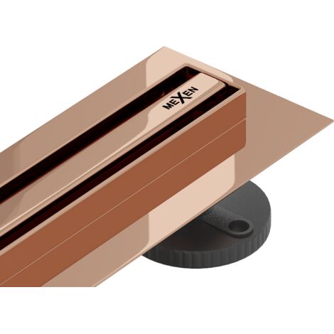 Mexen Flat 360° Slim canalisation linéaire rotative 70 cm, or rose - 1641070 (1/5)