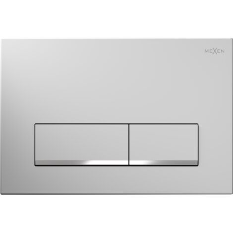 Mexen Fenix 12 bouton de chasse d'eau, chrome mat - 601202 (1/4)