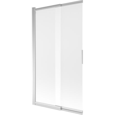 Mexen Fox paroi de baignoire 2 volets coulissants 100 x 150 cm, givre, chrome - 891-100-002-01-30