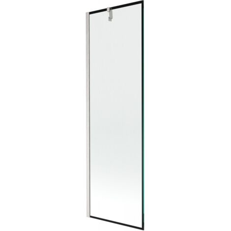 Mexen Next pare-douche à 1 volet 60 x 150 cm, motif noir, nickel brossé - 895-060-000-00-70-97 (1/5)