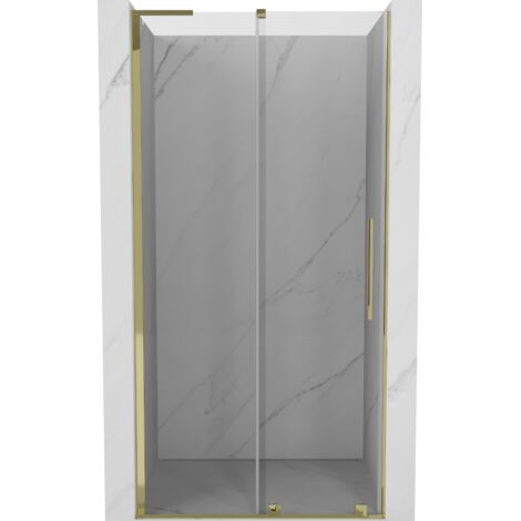 Mexen Velar L porte de douche coulissante 100 cm, transparent, or - 871-100-003-01-50 (1/5)