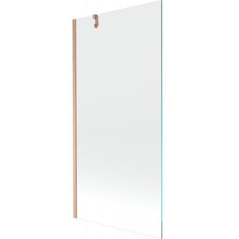 Paroi de baignoire 1 volet Mexen Next 90 x 150 cm, transparent, cuivre brossé - 895-090-000-00-00-65 (1/5)