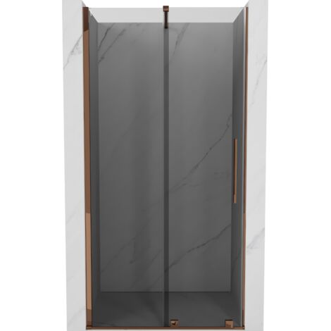 Mexen Velar porte de douche coulissante 100 cm, graphite, or rose - 871-100-000-41-60 (1/5)