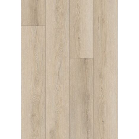 Mexen Elk Grove échantillon de panneaux en vinyle 1240 x 182 mm SPC 6,5 mm, sous-couche IXPE 1,5 mm, 4 V-Fuge, Chêne - F1125-S