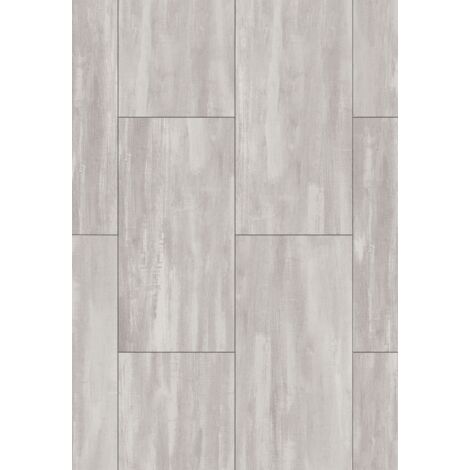 Mexen Grey Stone échantillon de panneaux vinyles 610 x 305 mm SPC 6,5 mm, support IPEX 1,5 mm, 4 V-Joints, Wood Stone - F1164-S (1/2)