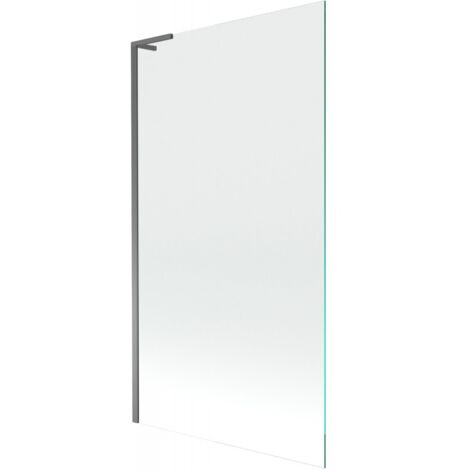 Mexen Next L pare-douche de baignoire 1 volet 100 x 150 cm, transparent, métal gun - 895-100-000-03-00-95 (1/5)