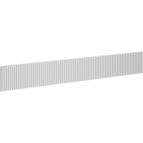 Mexen Rivel devant rainuré pour corps de meuble de salle de bain 160 x 20 cm, gris mat - 91A20-1600-235-1-62 (1/2)