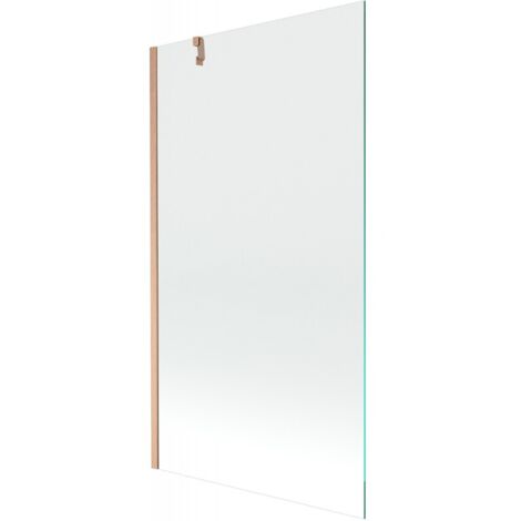 Paroi de baignoire Mexen Next à 1 battant 100 x 150 cm, transparent, cuivre brossé - 895-100-000-00-00-65
