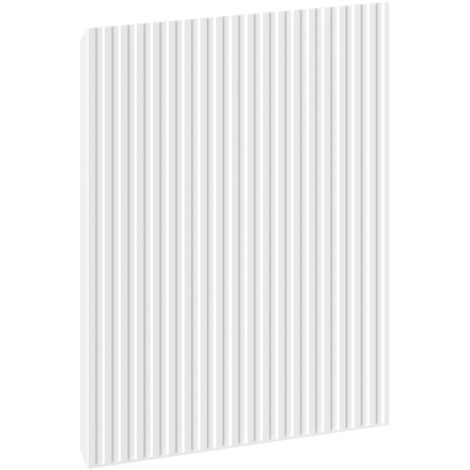 Mexen Rivel façade rainurée pour caisson d'armoire de salle de bain 35 x 43,5 cm, blanc mat - 91A21-0350-470-1-01