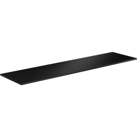 Mexen Uni plateau de meuble 200 cm, noir mat - 91AXX-2004-464-18-71