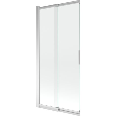 Mexen Fox paroi de baignoire 2 volets coulissants 85 x 150 cm, transparent, chrome - 891-085-002-01-00 (1/5)
