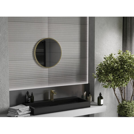 Miroir Salle De Bain Avec Éclairage - Rond 80 Cm - Miroir LED Salle De Bain Avec Anti Buee Et 3 Couleur Changeable