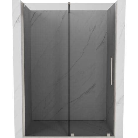 Mexen Velar porte de douche coulissante 130 cm, graphite, nickel brossé - 871-130-000-41-97 (1/5)