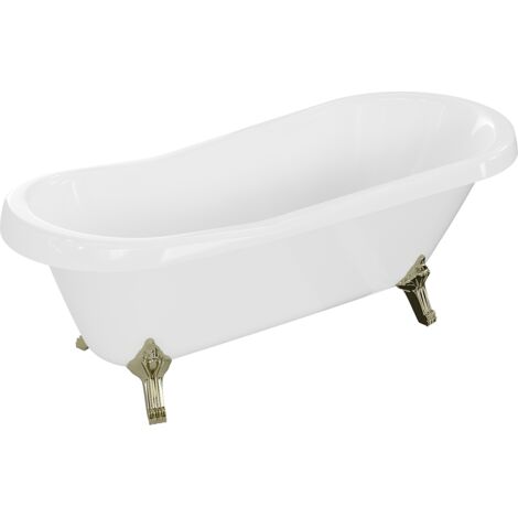 Mexen Retro baignoire autonome 170 x 75 cm, Blanc, pieds Or - 53251707500-50 (1/5)
