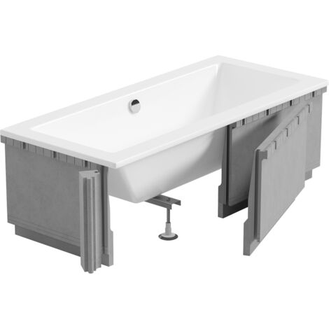 Mexen X-ST boîtier en polystyrène LED pour baignoire rectangulaire 120-150 x 70-90 cm, blanc - 55020-01