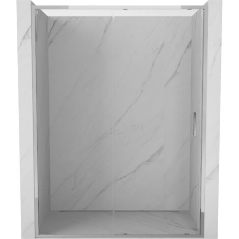 Mexen Exo porte de douche coulissante 145 cm, transparent, chrome - 8151-145-000-01-00 (1/5)
