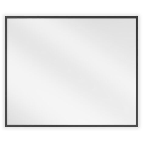 Mexen Loft miroir de salle de bain rectangulaire 60 x 50 cm, cadre noir - 9852-060-050-000-70 (1/5)