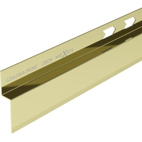 Mexen Line-B barre de seuil pour bac à douche frontale 130 cm, or - 185003130U (1/5)