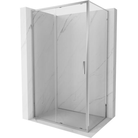 Mexen Exo cabine de douche coulissante 130 x 95 cm, transparent, chrome - 8151-130-095-01-00 (1/5)