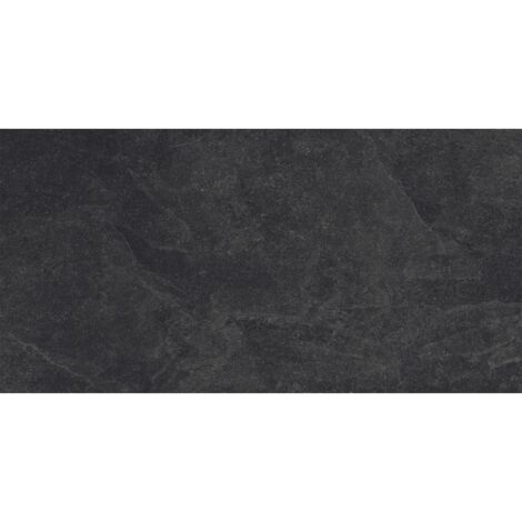 Mexen Canberra Nero grès émaillé rectifié G1, carreau sol-mur 120 x 60 cm, mat - TL328-120-060-02 (1/5)