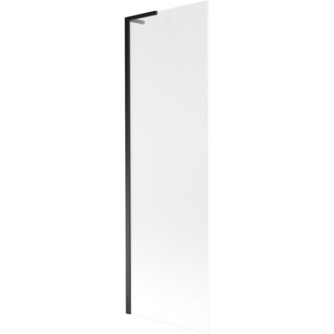 Mexen Next L paroi de baignoire 1 volet 60 x 150 cm, givré, noir - 895-060-000-03-30-70