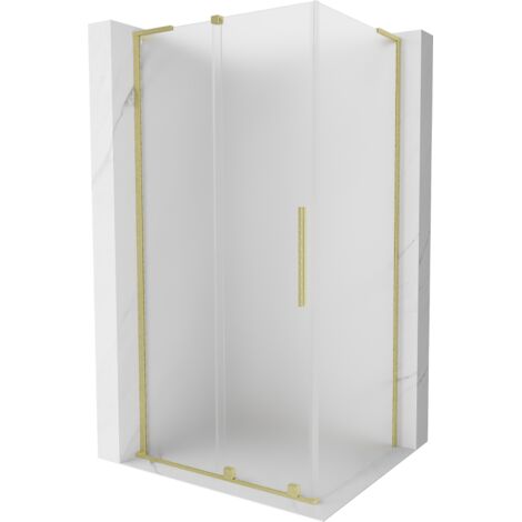 Mexen Velar L cabine de douche coulissante 100 x 85 cm, givre, or brossé - 871-100-085-33-55 (1/5)
