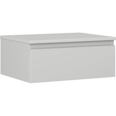 Mexen Orio meuble de salle de bain sous-vasque 60 cm avec plateau, 1 tiroir, gris mat - 91A10-06023-1-BFC62 (1/3)