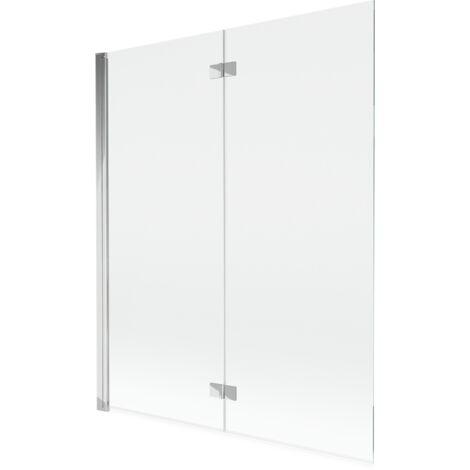 Paroi de douche Mexen Mist 2 volets gauche 140 x 150 cm, transparent, chrome - 8A9-140-002-01-00-L (1/5)