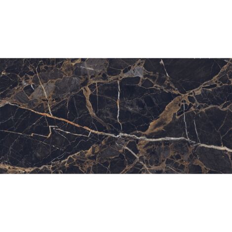 Mexen Orlo Black céramique émaillée rect. G1, carreau sol-mur 120 x 60 cm, haut brillant - TL211-120-060-00