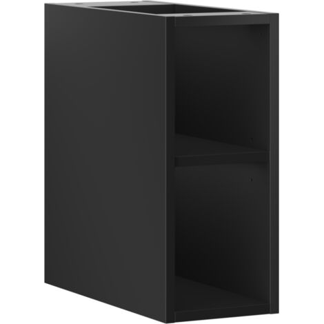 Mexen Box-A armoire ouverte avec étagère 20 cm, noir mat - 91AX2-0200-470-0-71 (1/4)