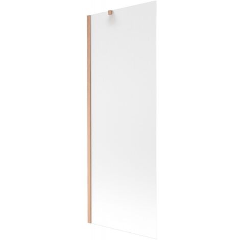 Paroi de baignoire 1 volet 70 x 150 cm, givrée, cuivre brossé - 895-070-000-00-30-65
