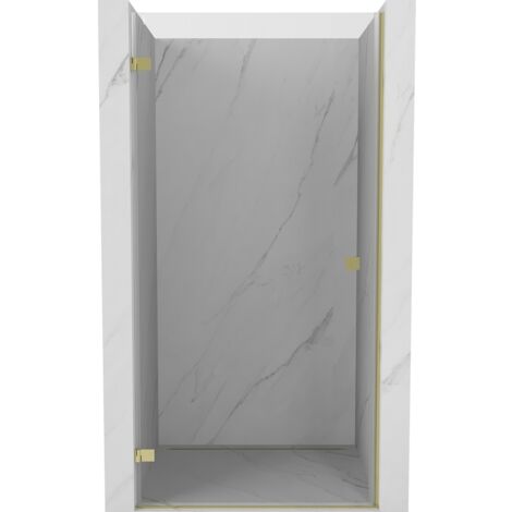 Mexen Lunar-B porte de douche pivotante gauche 60 cm, transparent, doré - 832-060-000-50-00-L (1/5)