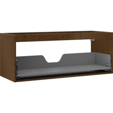 Mexen Box-A corps de meuble sous-lavabo 120 cm, 1 tiroir, noyer - 91AX0-1200-470-1-86 (1/4)