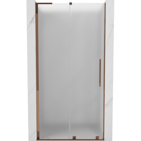 Mexen Velar L portes de douche coulissantes 90 cm, givré, or rose - 871-090-003-31-60 (1/5)
