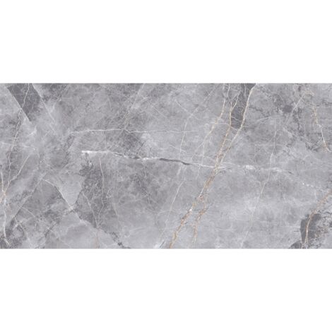 Mexen Eternity Grey carreau en grès émaillé rectifié. G1, carrelage sol-mur 120 x 60 cm, brillant - TL112-120-060-01