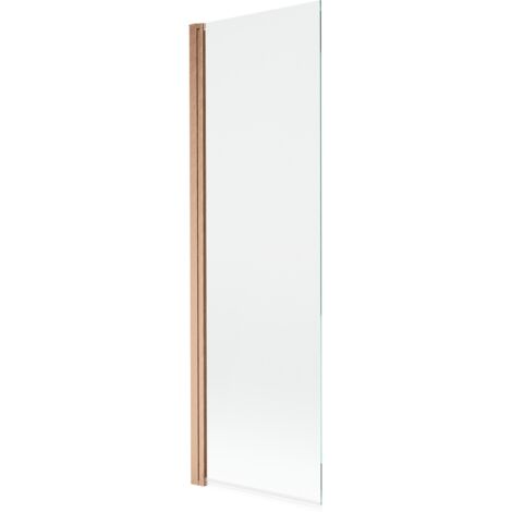 Mexen Mist paroi de baignoire 1 volet 60 x 150 cm, transparent, cuivre brossé - 8A9-060-001-65-00 (1/4)