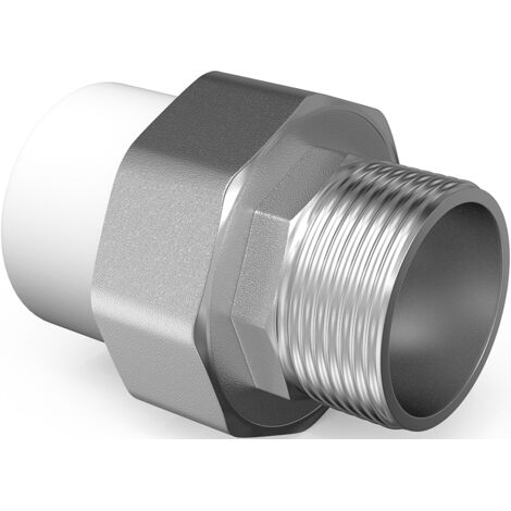 Mexen PPR raccord fileté à souder pour tuyaux PPR 20 x 1/2 GZ - W97356-2012M-00 (1/2)