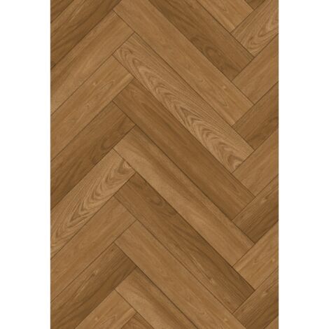 Mexen Overland Park revêtement de sol en vinyle chevrons 570 x 95 mm LVT Dryback 2,5 mm, sous-couche 4 V-Fuge, Jatoba - F1487-0 (1/2)