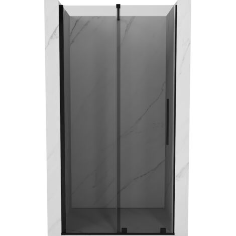 Mexen Velar porte de douche coulissante 90 cm, graphite, noir - 871-090-000-41-70 (1/5)