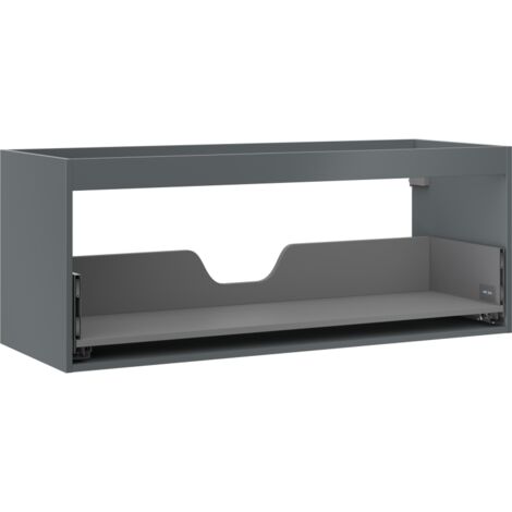Mexen Box-A meuble sous-lavabo 120 cm, 1 tiroir, graphite mat - 91AX0-1200-470-1-66 (1/4)