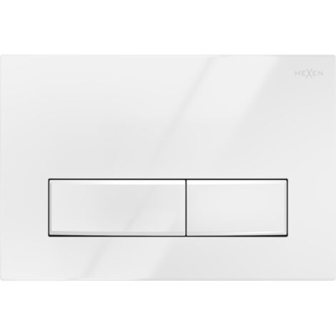 Mexen Fenix Air 09 bouton de chasse pneumatique, blanc brillant - 6A0900 (1/4)