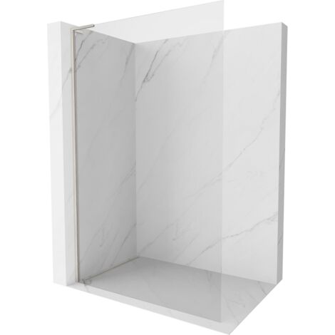 Mexen Kioto-X L paroi de douche Walk-in 60 x 200 cm, transparent 10 mm, nickel brossé - 800-060-107-97-00-X (1/5)