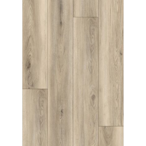 Mexen Nashville échantillon de panneaux vinyle 1240 x 182 mm SPC 6,5 mm, sous-couche IXPE 1,5 mm, 4 V-Fuga, Noyer - F1070-S