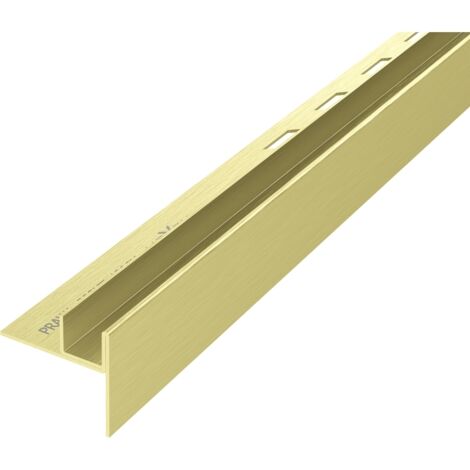 Mexen Line-B baguette de pente pour verre 180 cm droite, or brossé - 185504180R (1/5)
