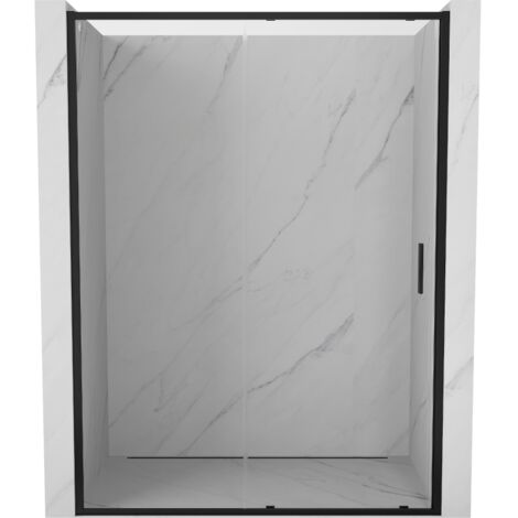 Mexen Exo porte de douche coulissante 160 cm, transparent, noir - 8151-160-000-70-00 (1/5)