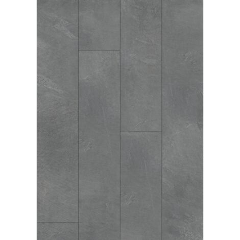 Panneaux vinyles Mexen Grey Dark 1227 x 187 mm LVT Dryback 2,5 mm, base PVC, 4 V-Joint, Ardoise - F1359-1227-187-255-4V1-01 (1/2)